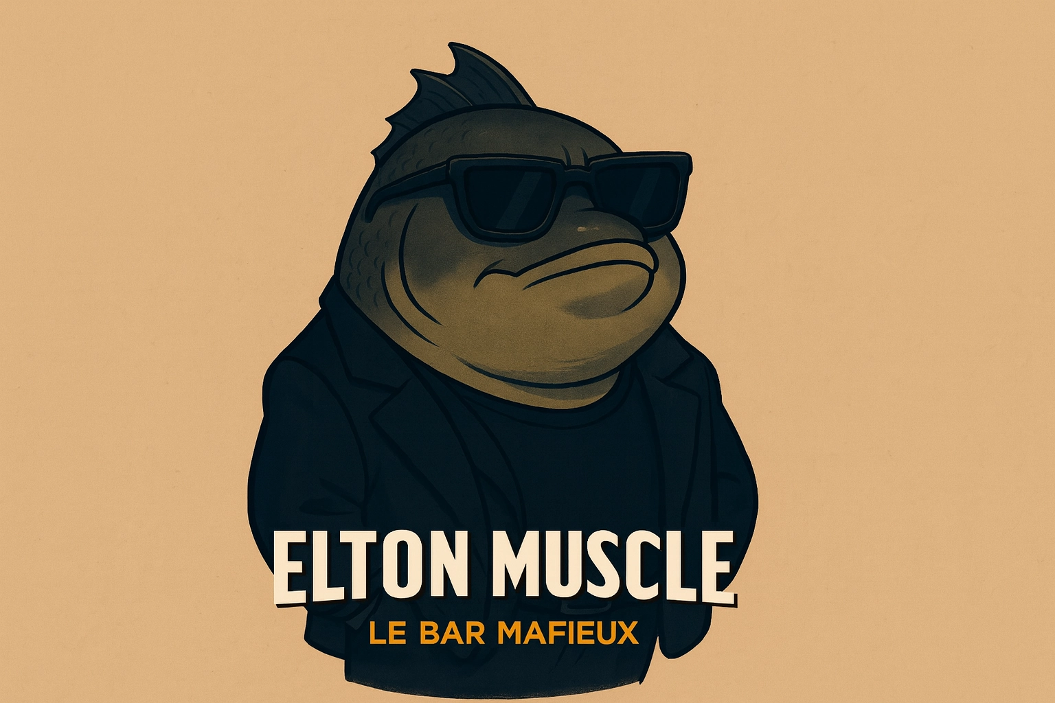 Elton Muscle, bar du port de Marseille
